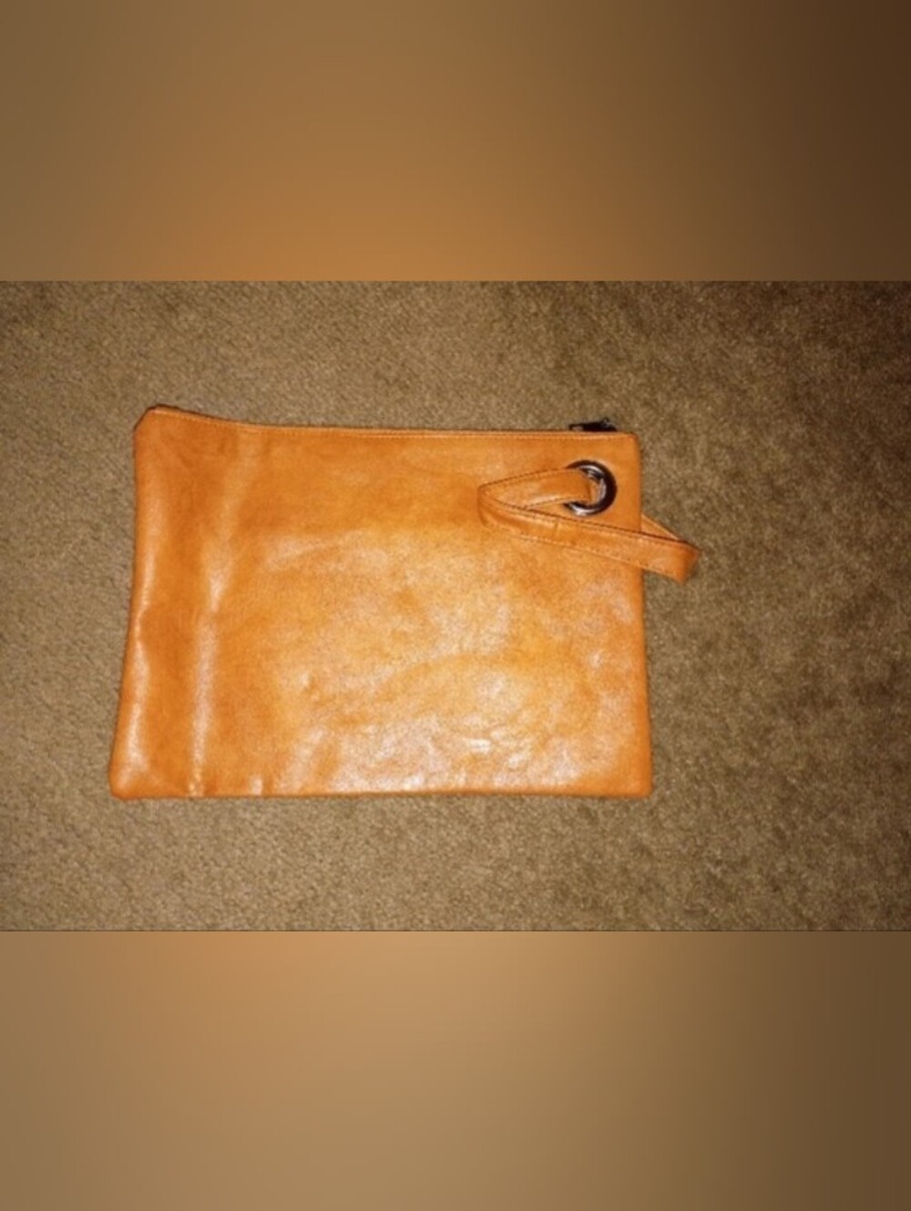 PU Leather Wristlet Clutch